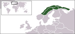 Mapa de Laponia